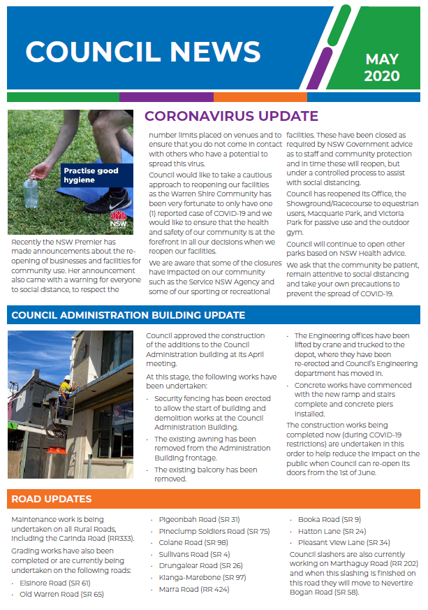 Council News - May 2020 - Post Image